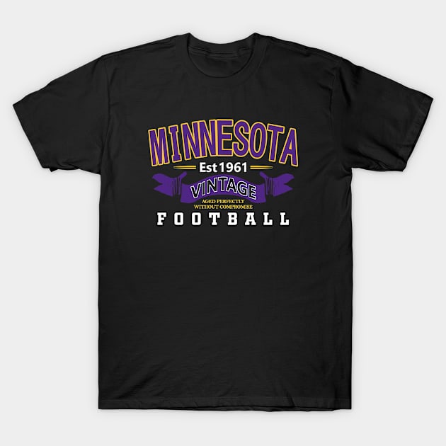 Minnesota Pro Football - Vintage 1961 T-Shirt by FFFM